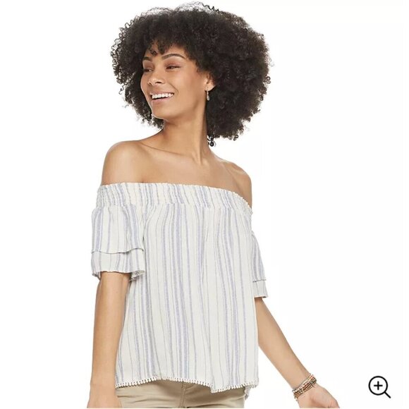 Rewind Off the Shoulder Blouse Size S - Picture 1 of 3